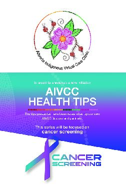 AIVCC-Cancer-Screening-Brochure Patient Handbook (AIVCC guide)